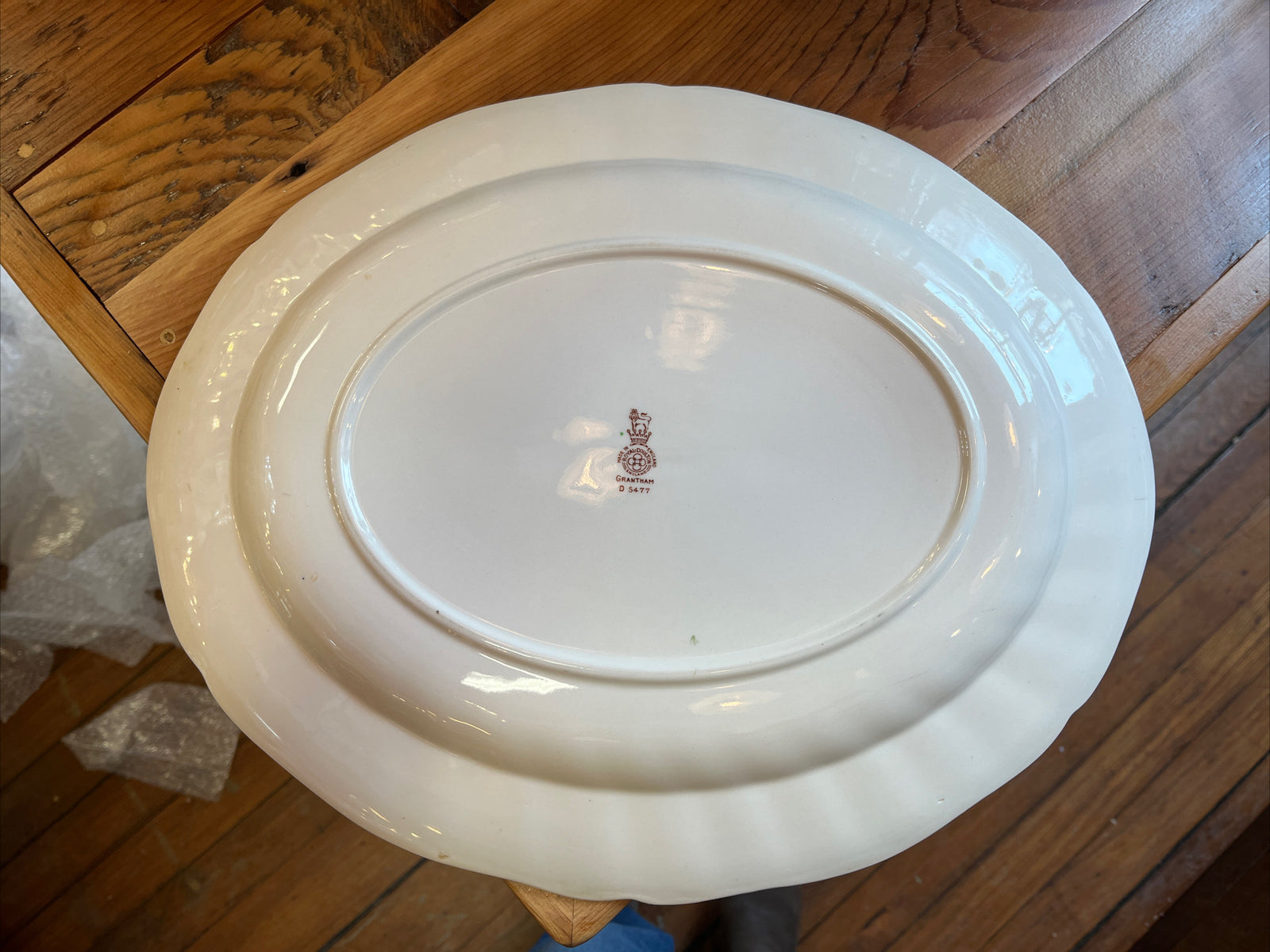 Vintage Royal Doulton China Grantham D5477 Serving Platter 13 3/8" c1934-64 R10