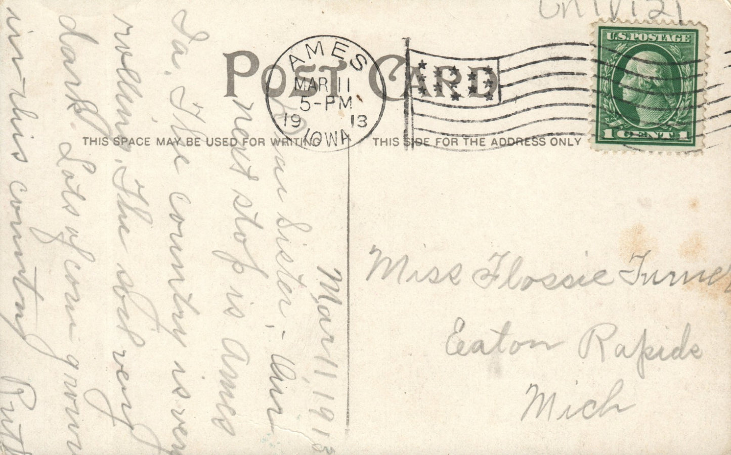 Iowa State College Central Building Ames IA #5342