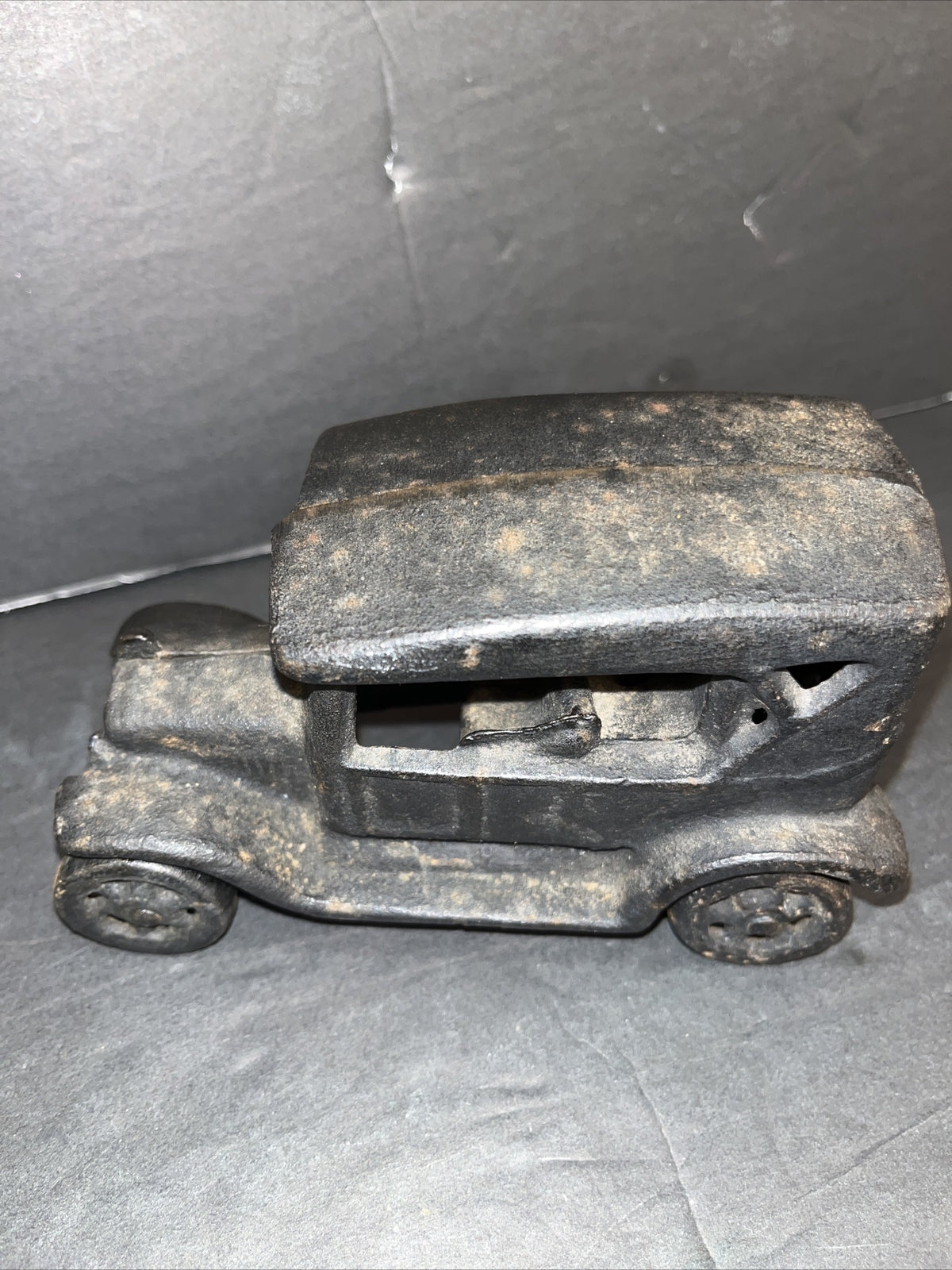 ✅ Antique Rare 1918 Cast Iron FORD MODEL T JM 135 Black Toy art Car Over 2 lbs