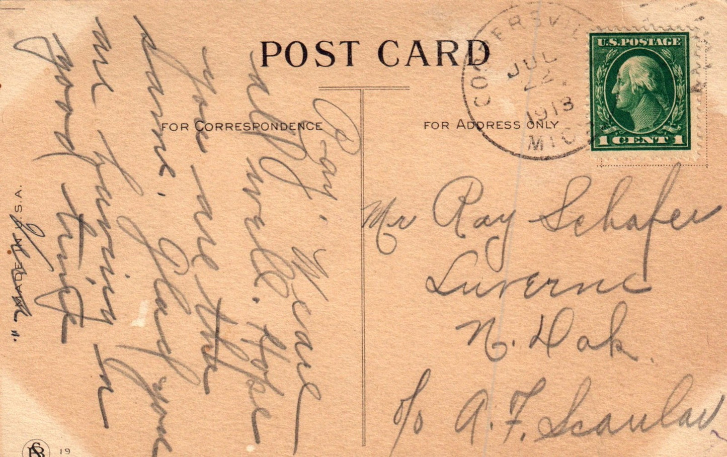 This Is The Kind We Raise in Coopersville MI Michigan Postcard