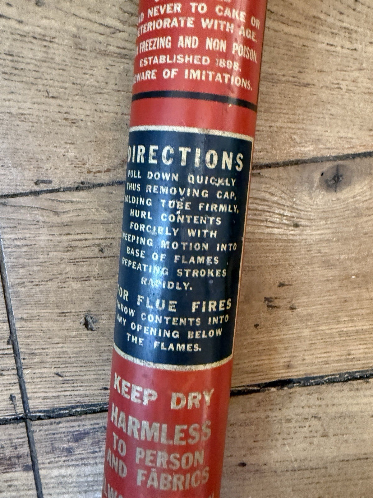 Vintage Old Liberty Fire Extinguisher Antique Fireman Memorabilia Highland MI 22