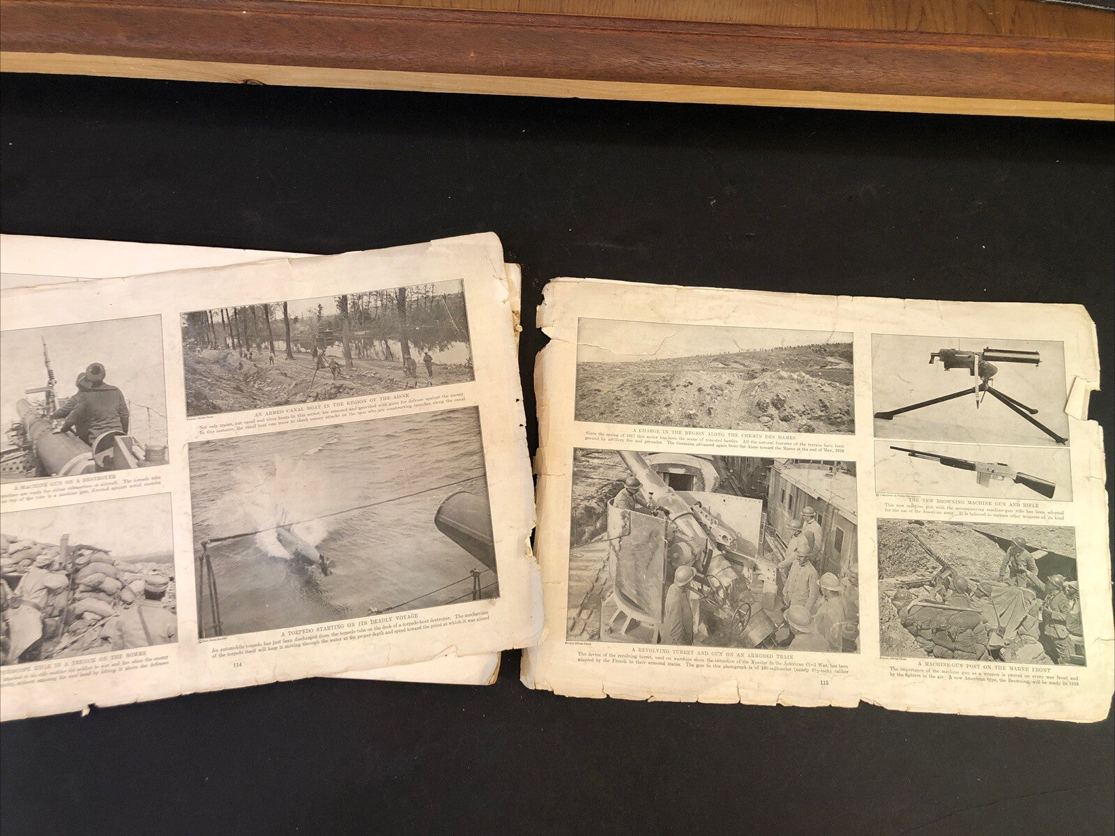 World War I Pictorial Book Oversized - Missing covers and pages 1-4