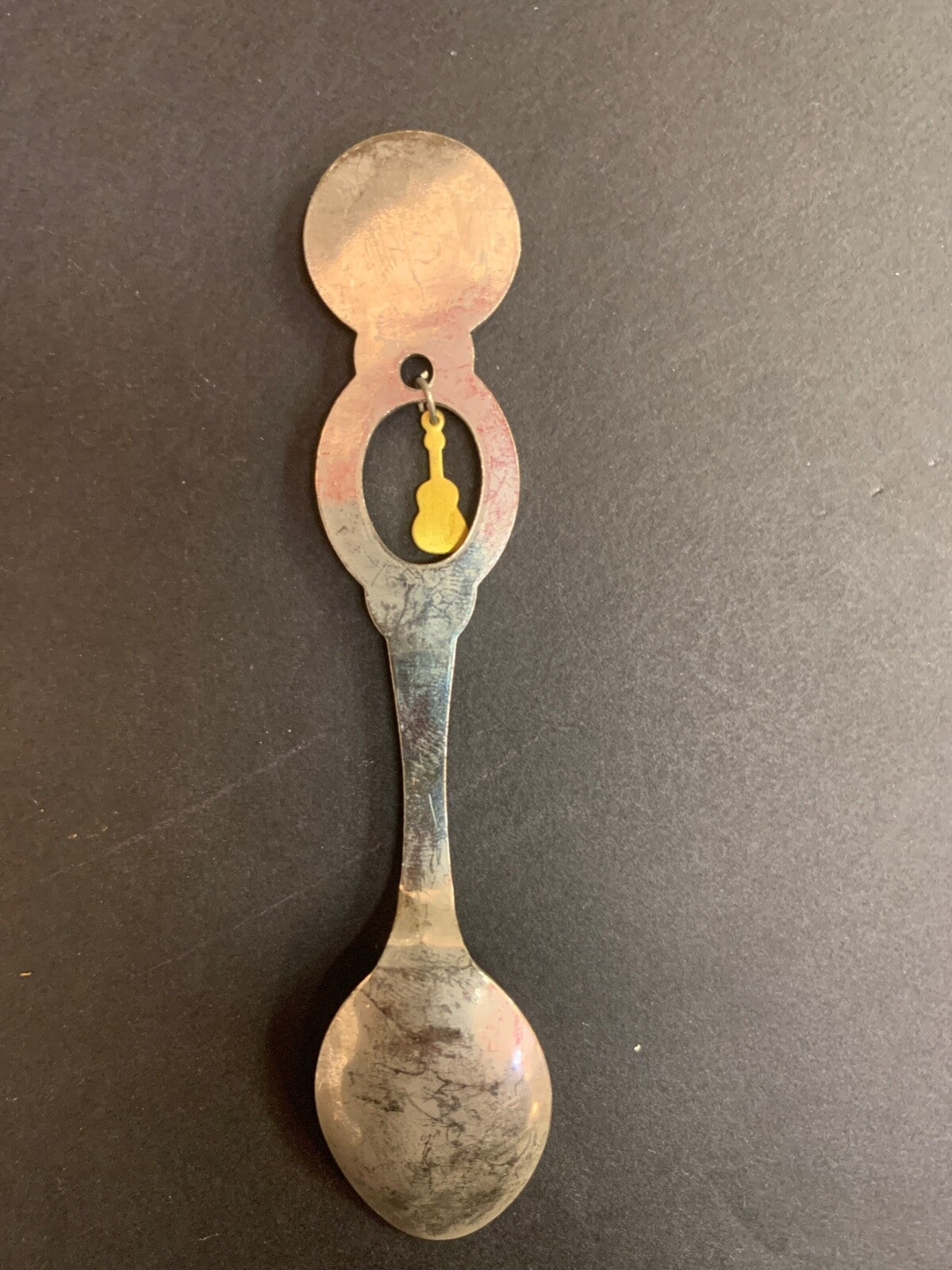 Vintage Branson Missouri Guitar Charm Souvenir Spoon