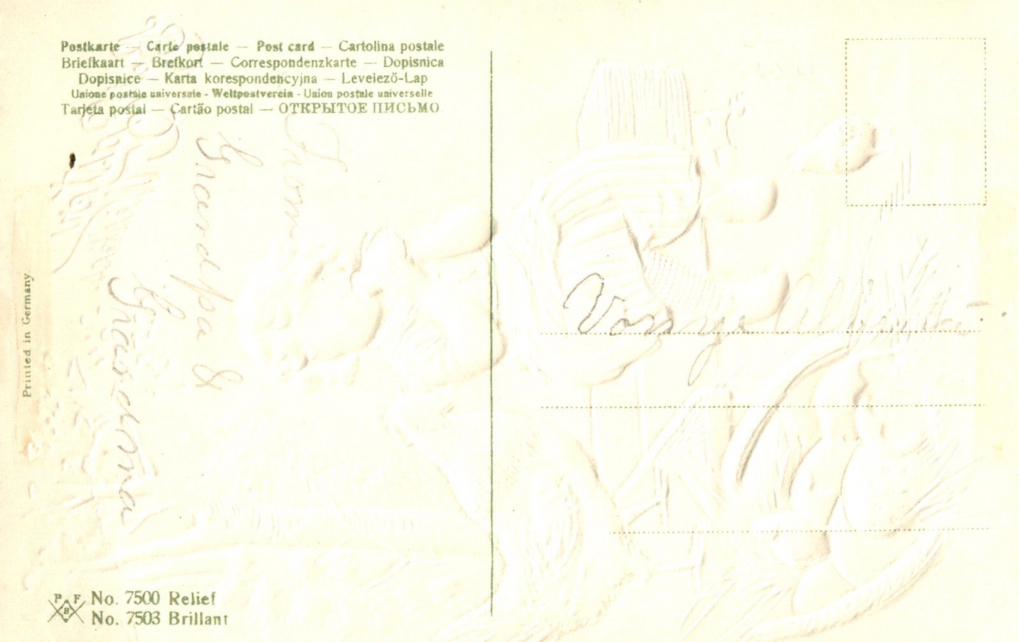 Best Easter Wishes Little Girl With Baby Chicks and Hen Vintage Easter Postcard