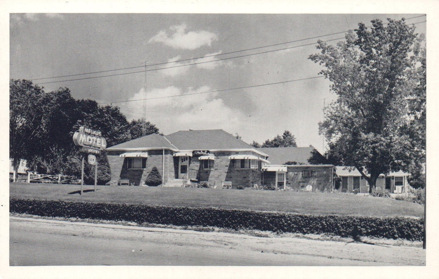 1911 The Melkus Motel McCook Nebraska NE Neb Postcard