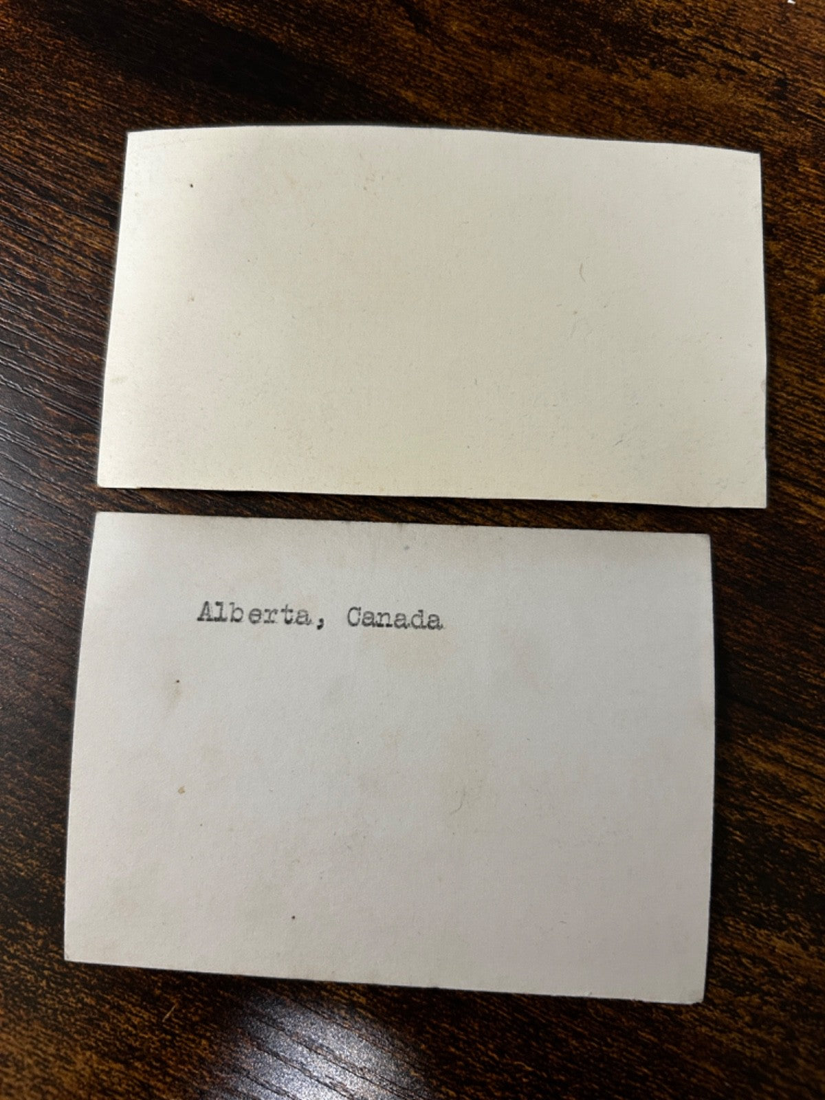 Two Small Mountain Range Photos Lake Louise Alberta Canada Real Photo Postcard