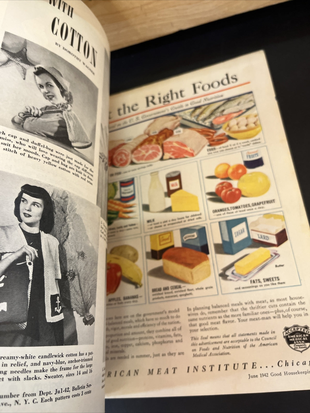 1942 JUNE GOOD HOUSEKEEPING MAGAZINE - NICE ILLUSTRATED FRONT COVER - E 3820