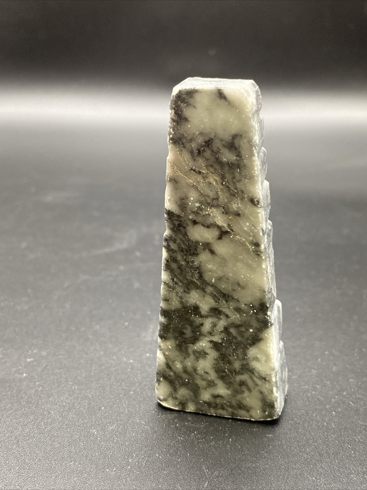 3" GREY GRAY KING Marble  Onyx Stone Replacement Chess Piece