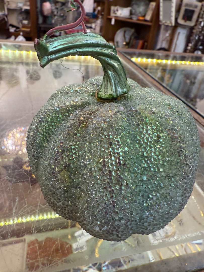 Glitter green pumpkin