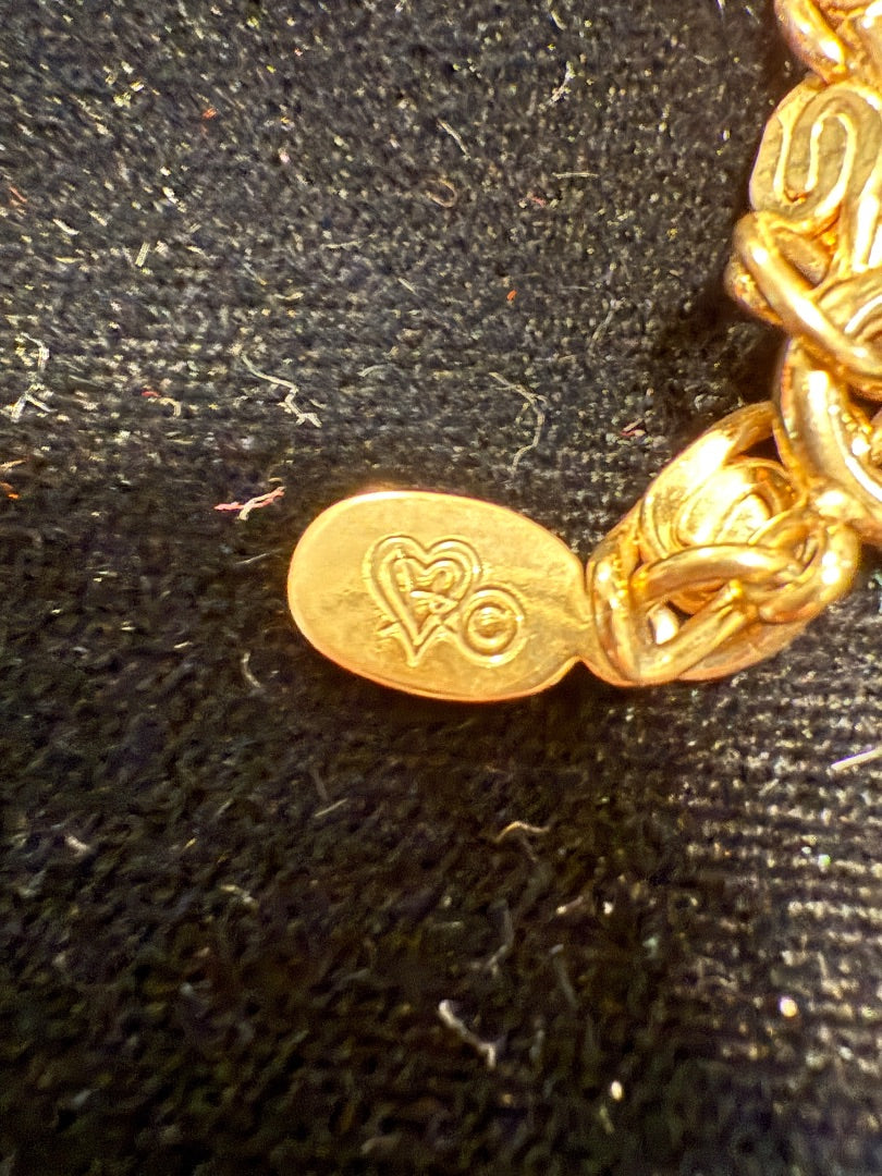 18" D Gold Tone Necklace AVON