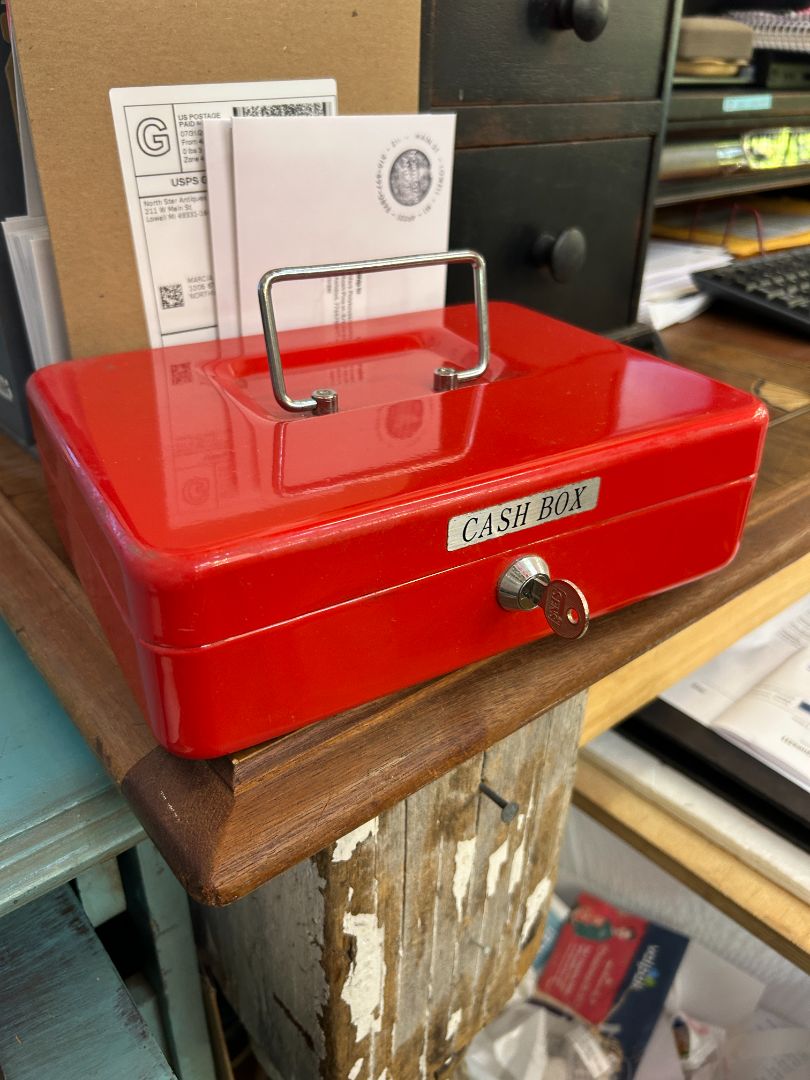 Red Cash Box