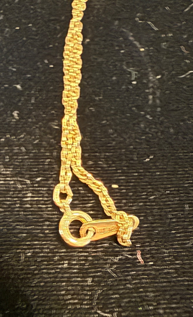AVON Pen Pendant Necklace