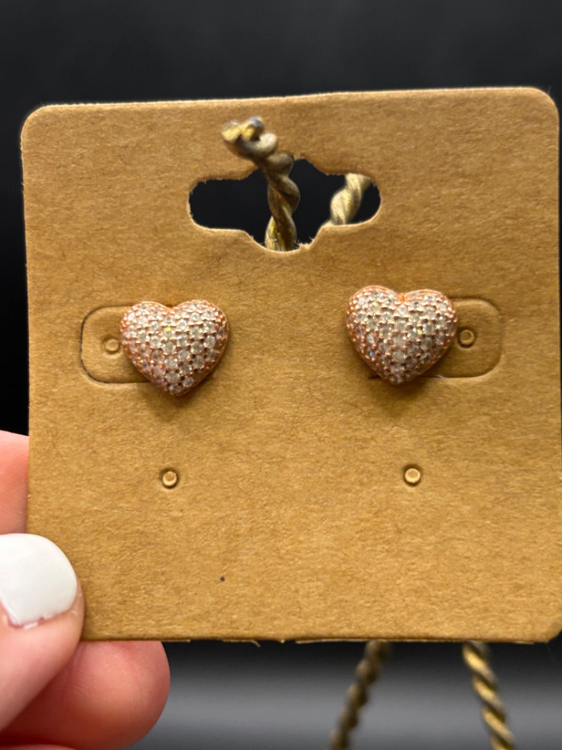 heart earrings