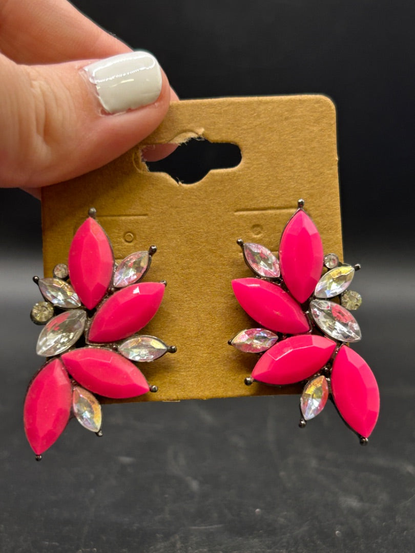 Pink Stone Earring