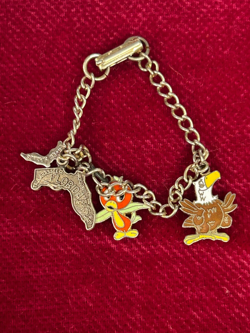 Keychain / Bracelet with Charms