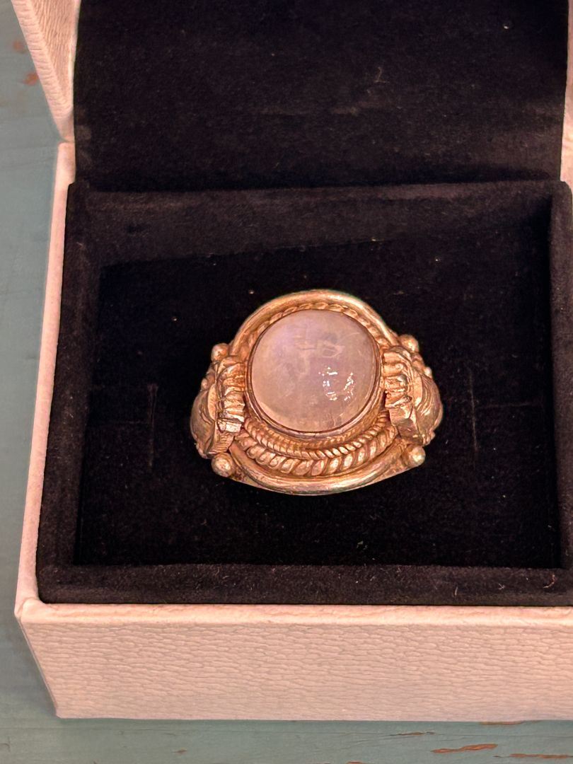 925 Moonstone Ring