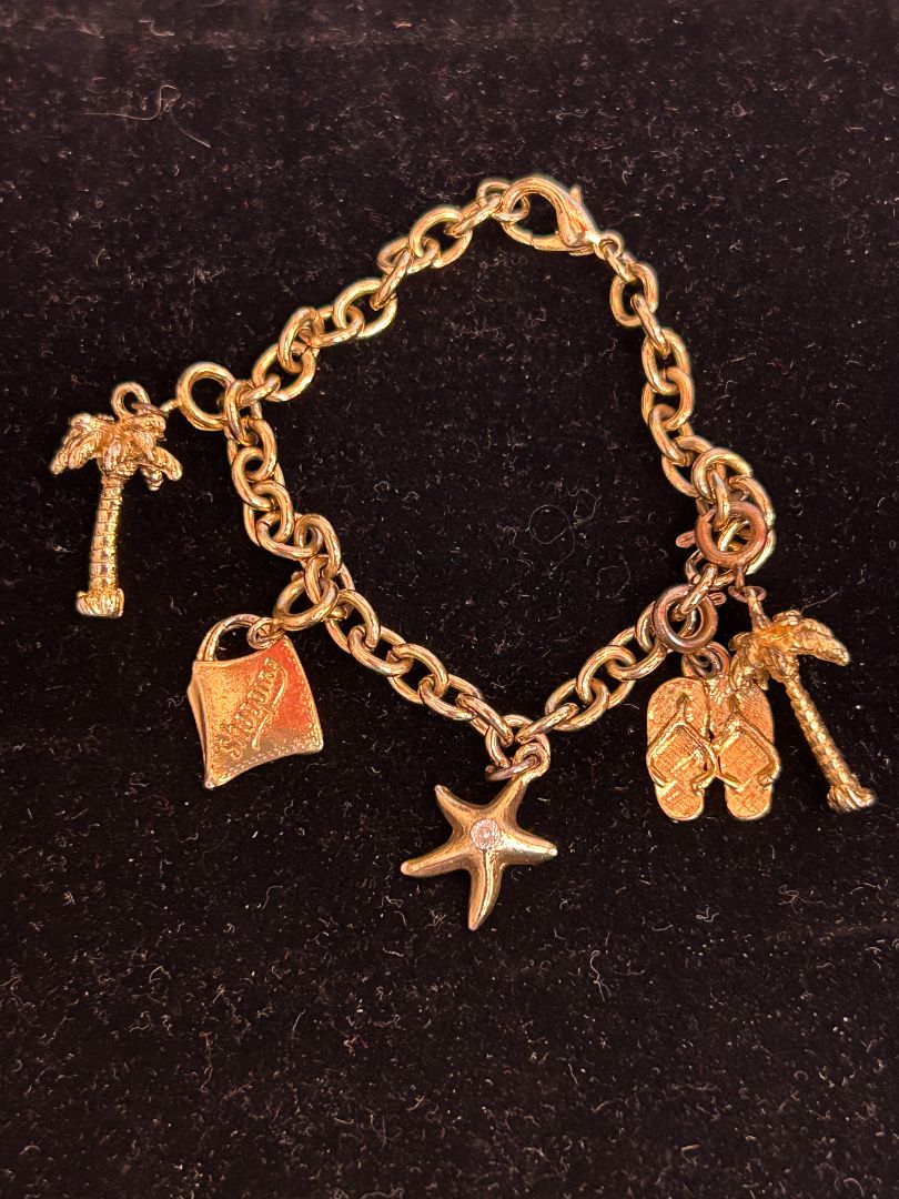 Gold Charm Bracelet