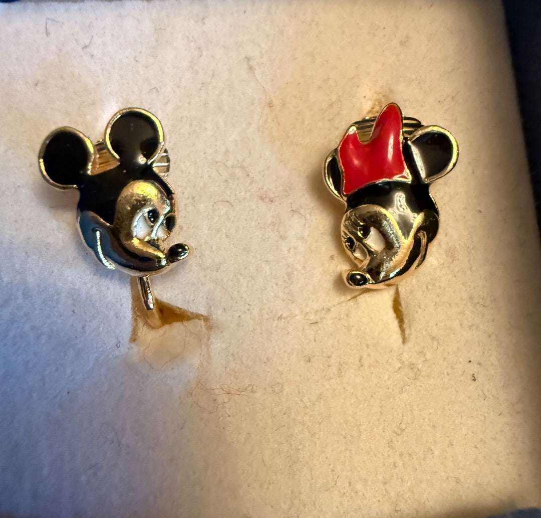 Disney Mickey Mouse Clip Earrings