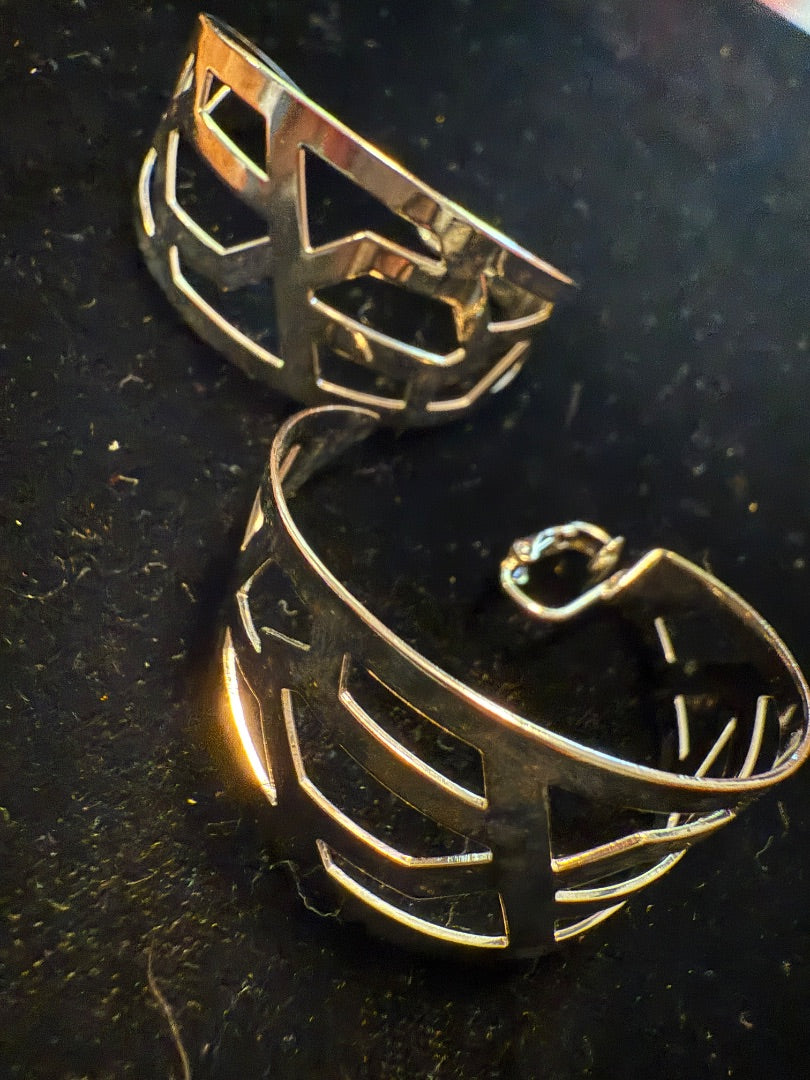 Large Avon Silver Hoop Clip earrings