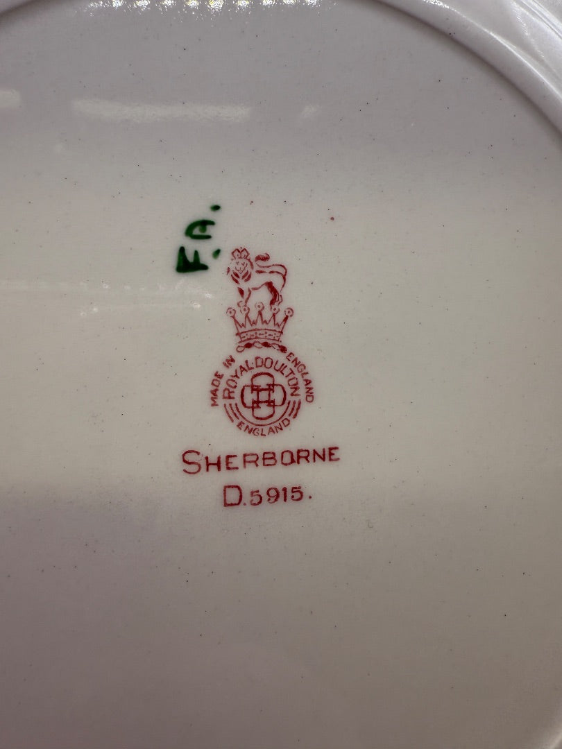 Vintage Royal Doulton SHERBORNE 9.5" Dinner Plate - 9 Available