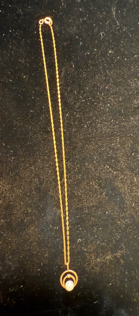 14kGP Pearl Gold Avon Necklace