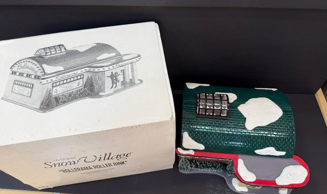 Dept 56 Rollerama Roller rink