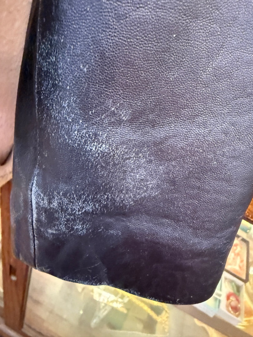 Dark Brown Leather Jacket Coat