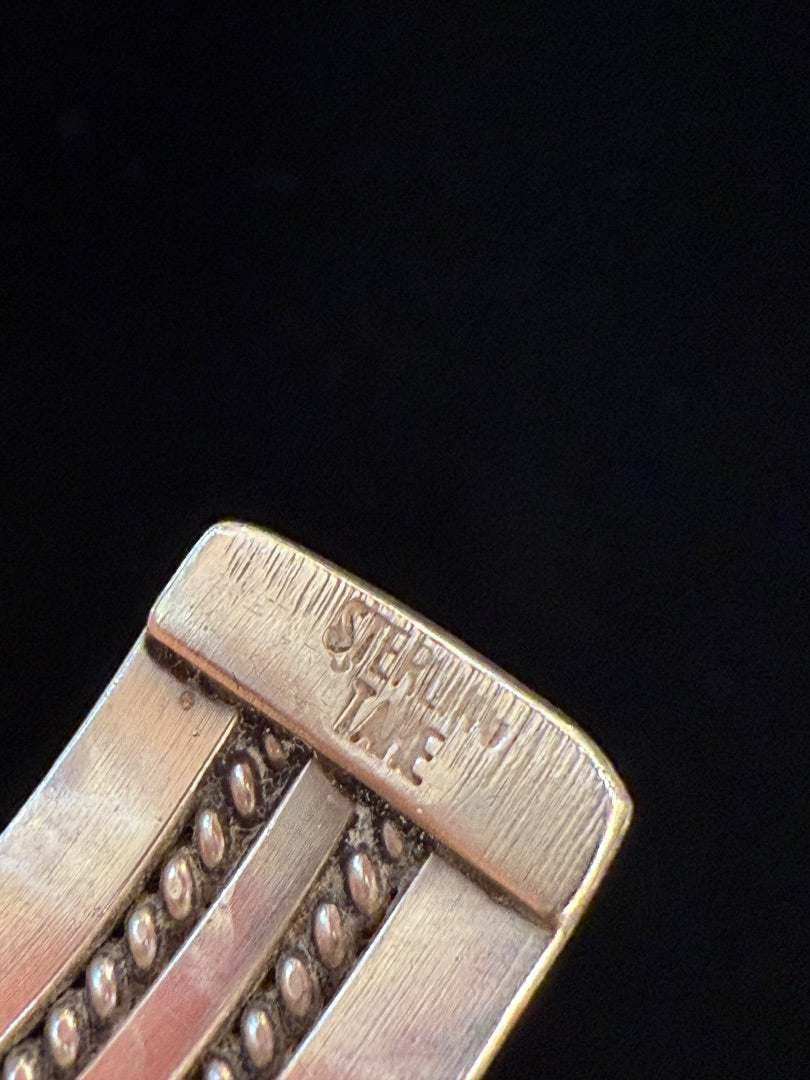Sterling silver bracelet Cuff Marked