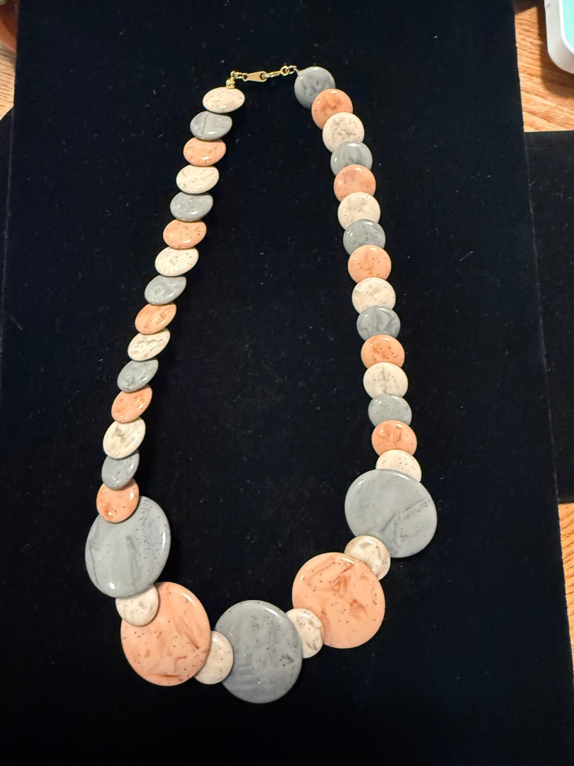 Avon Faux Stone Boho 80's Necklace