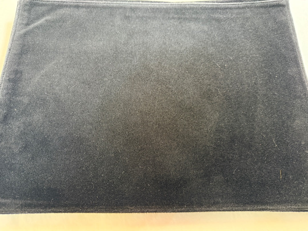 9 pc Black Velvet runner / Placemats