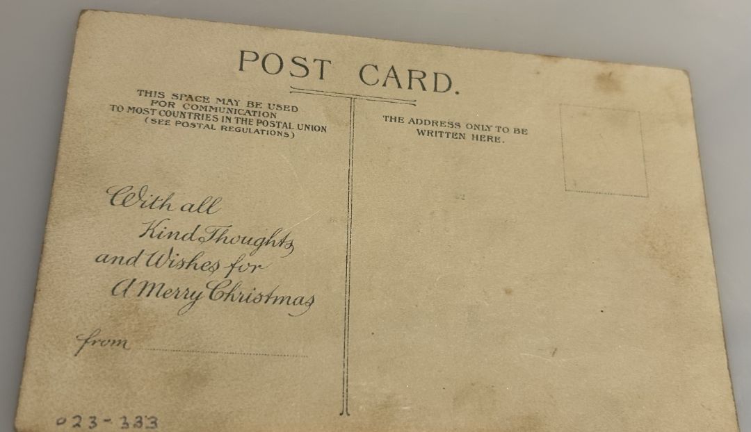 Snow Covered Church With Bridge And people