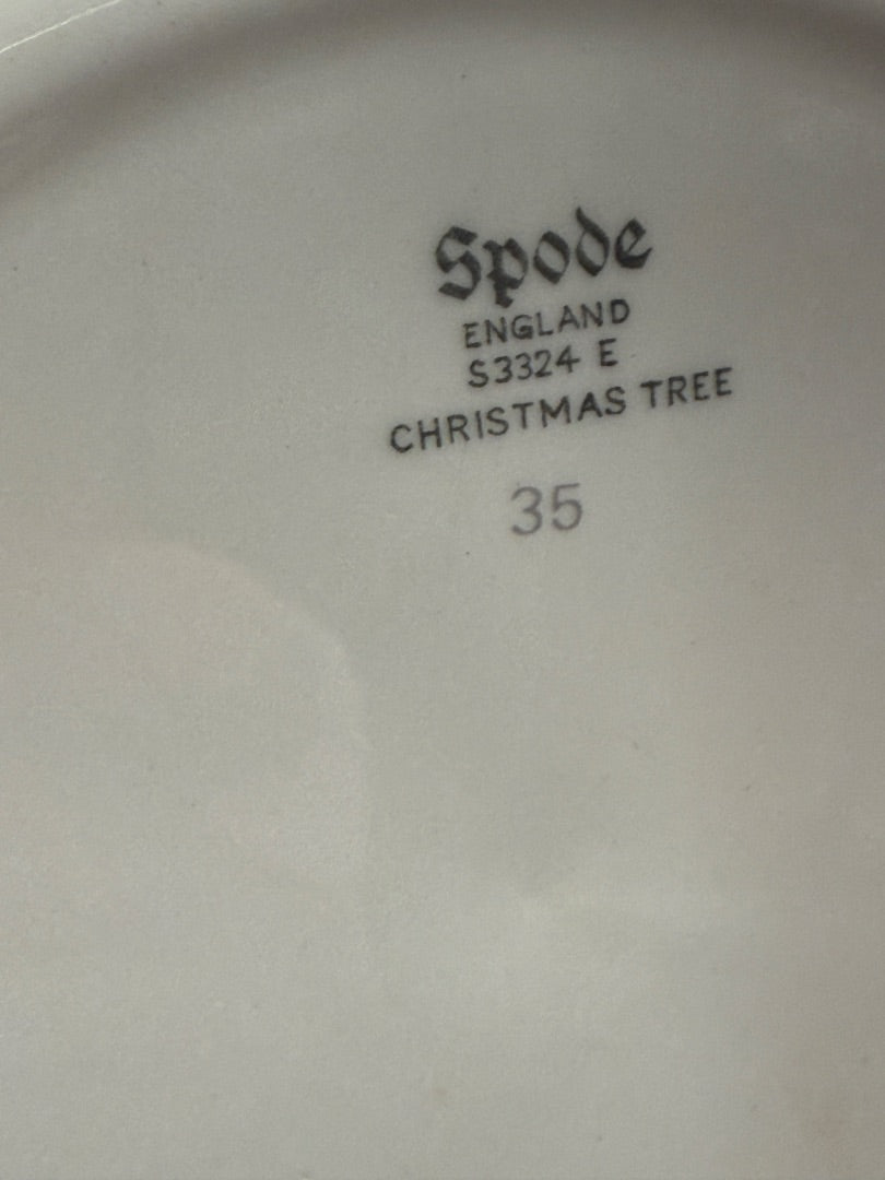 Spode Christmas Tree 7.5 Salad Desert Plate