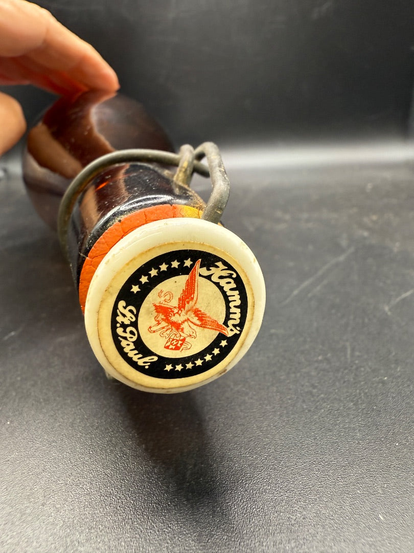 Brown Hamms Preferred Stock Bottle with cap, 12"x10"