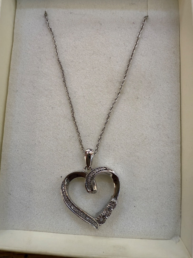 Sterling Heart Necklace