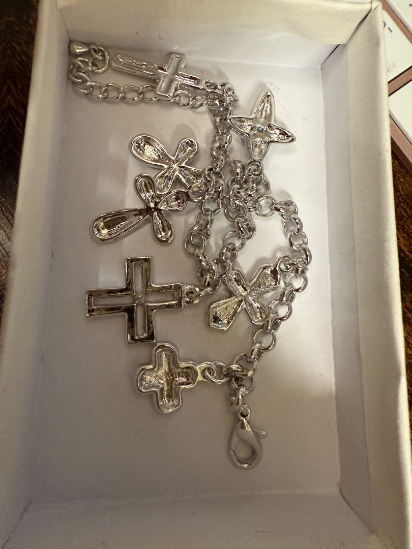 Bangle Cross Bracelet