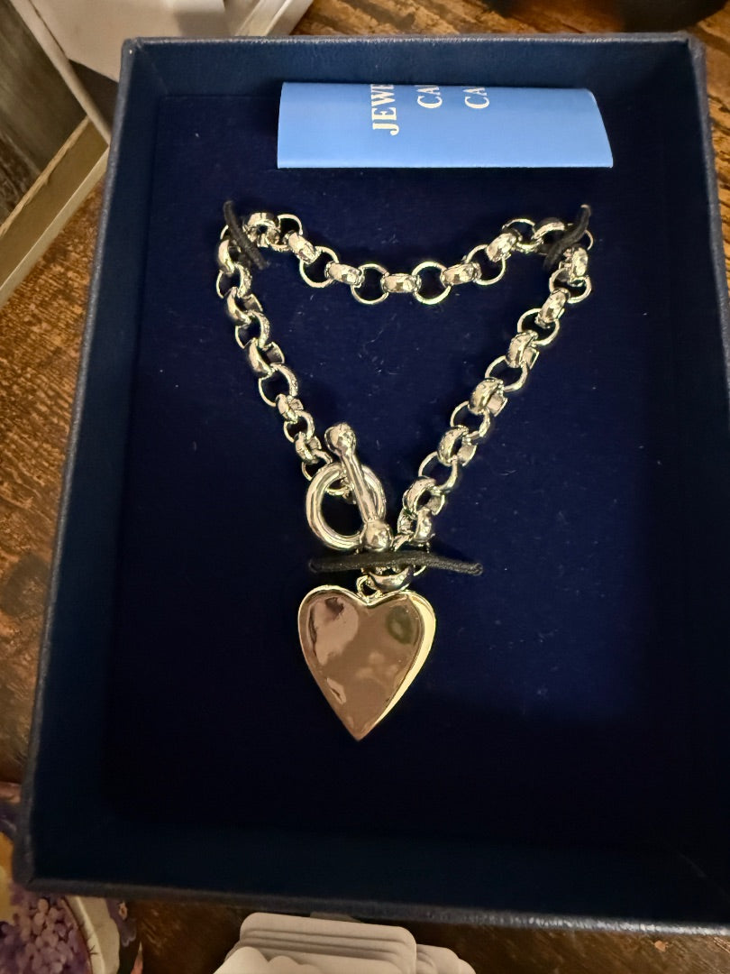 Silver Heart bracelet