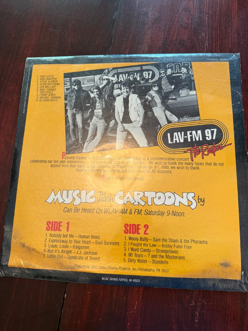 LAV-FM MUSIC Cartoons Record Album