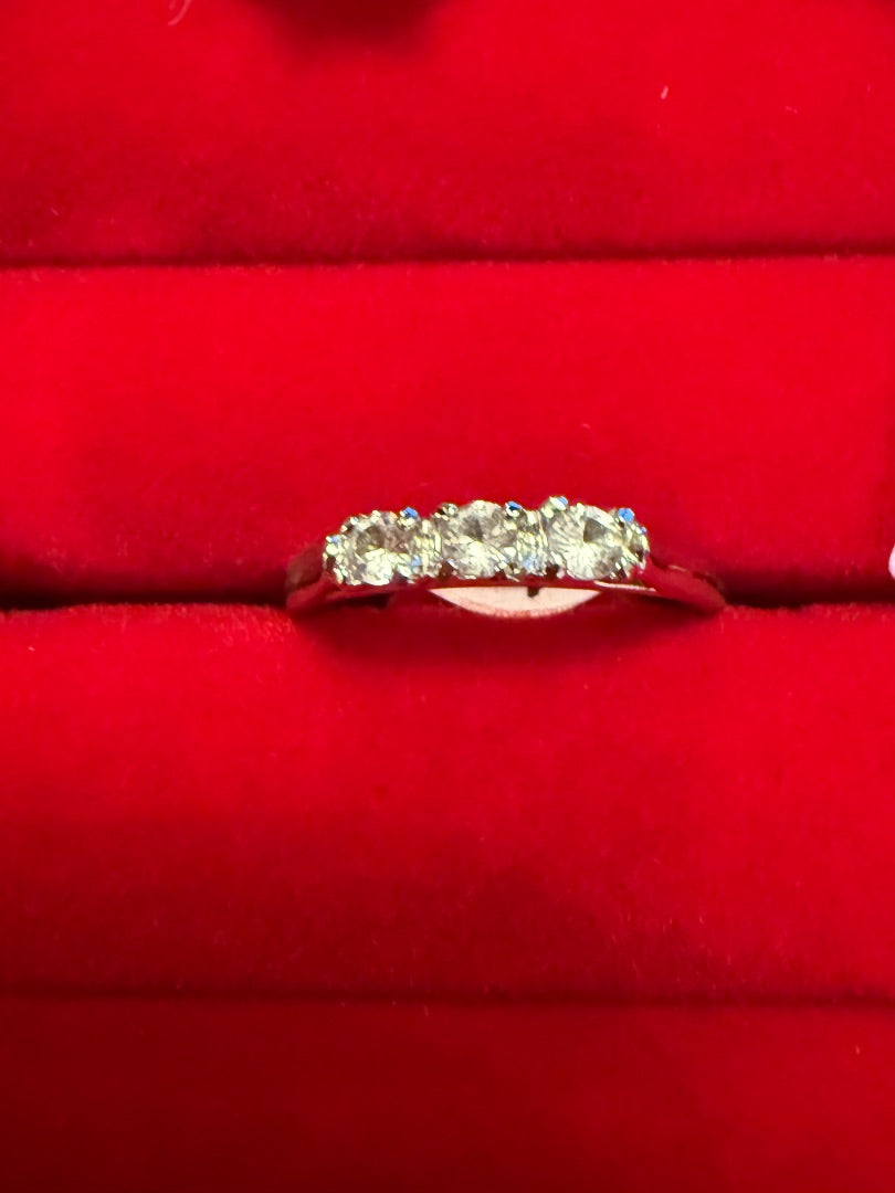 Avon Sterling CZ SIze 6.5 Ring