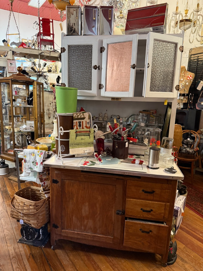 White Hoosier Cabinet