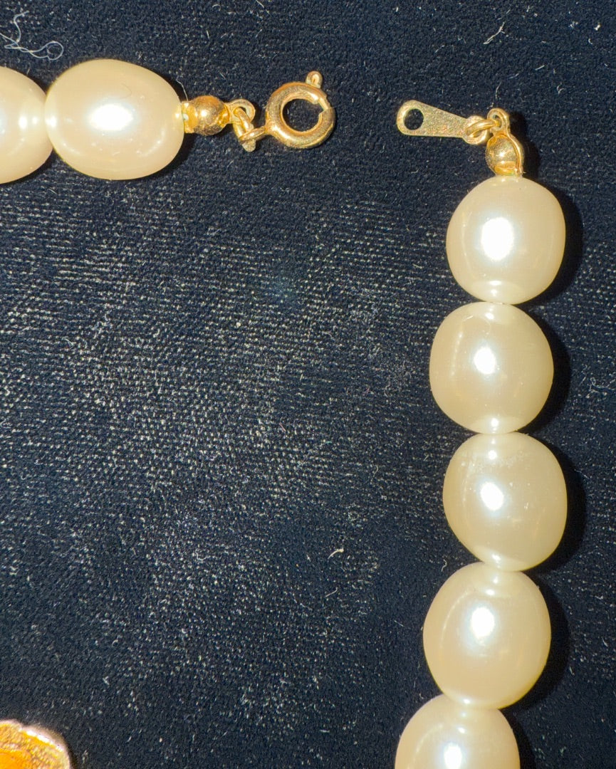 Vintage Kenneth J Lane Avon Necklace earring set