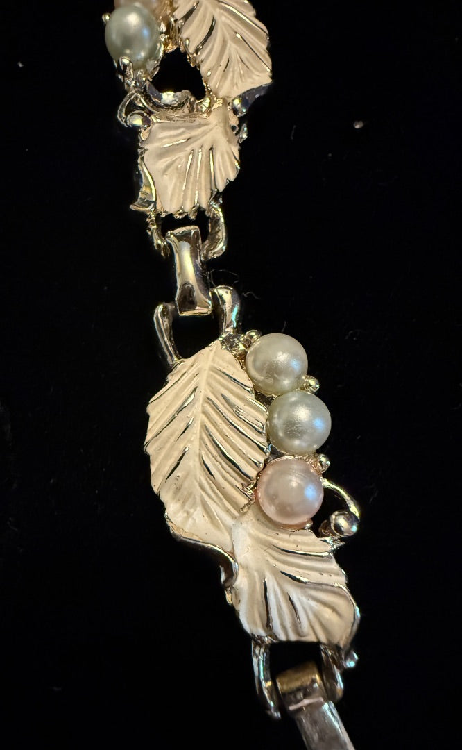 Vintage MCM Bracelet Clip earring set