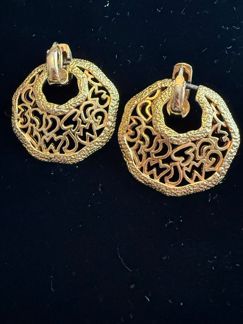 Avon Gold CLip Earrings