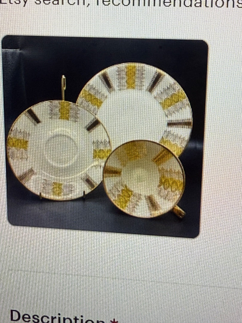 3 PC Teacup Set Bava