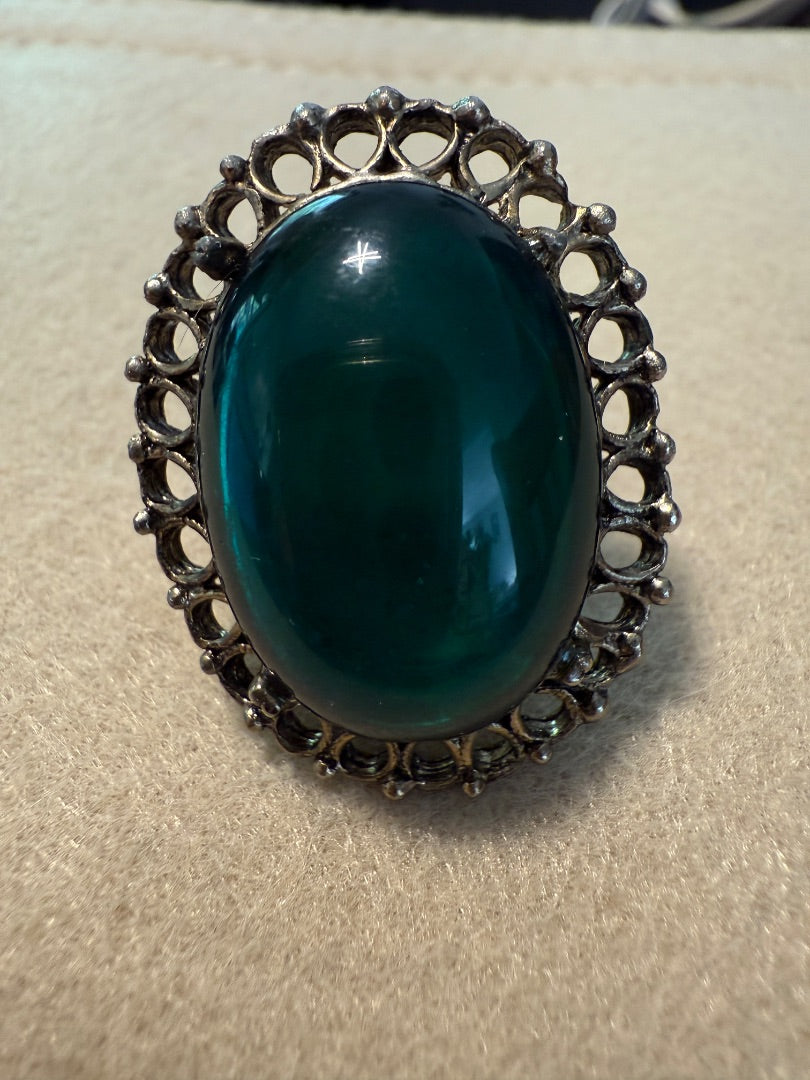 Green AVON Green AVON Ring, 6.75, 6.75