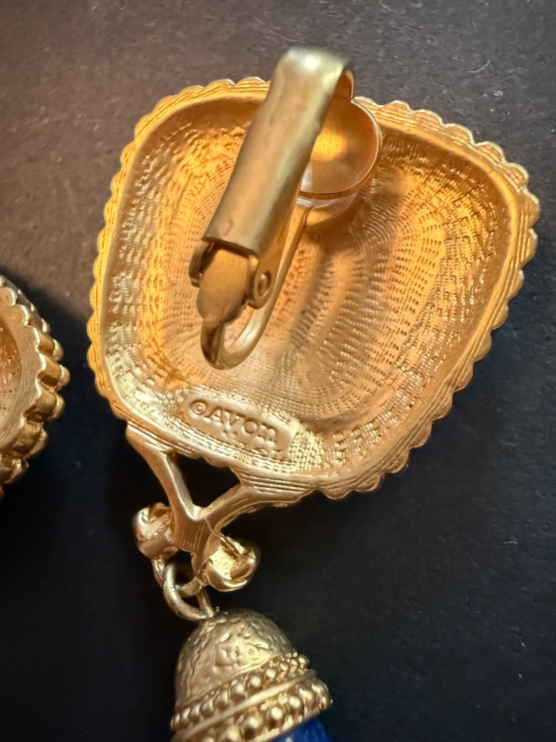1980's Pegasus Clip Earrings