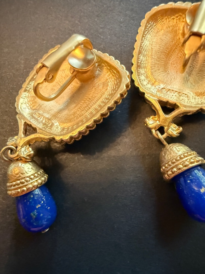 1980's Pegasus Clip Earrings
