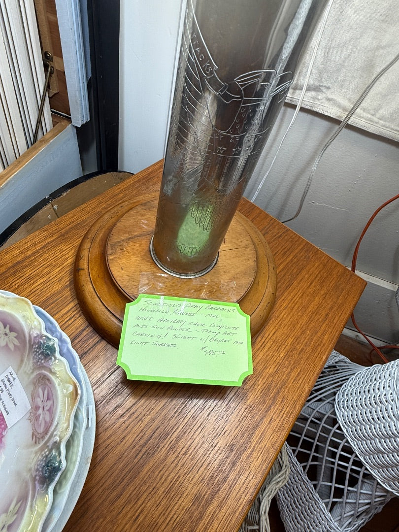 1926 Tramp Art Lamp