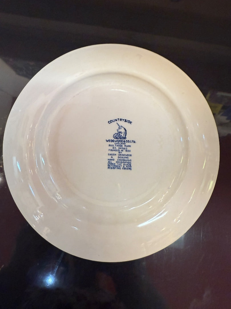 Wedgwood Countryside Bread Plate 6"