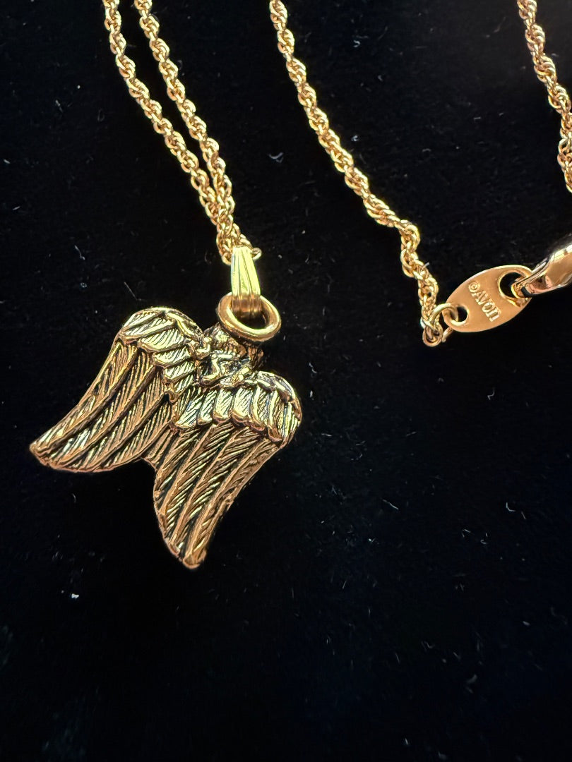 Christmas Angel Avon Necklace