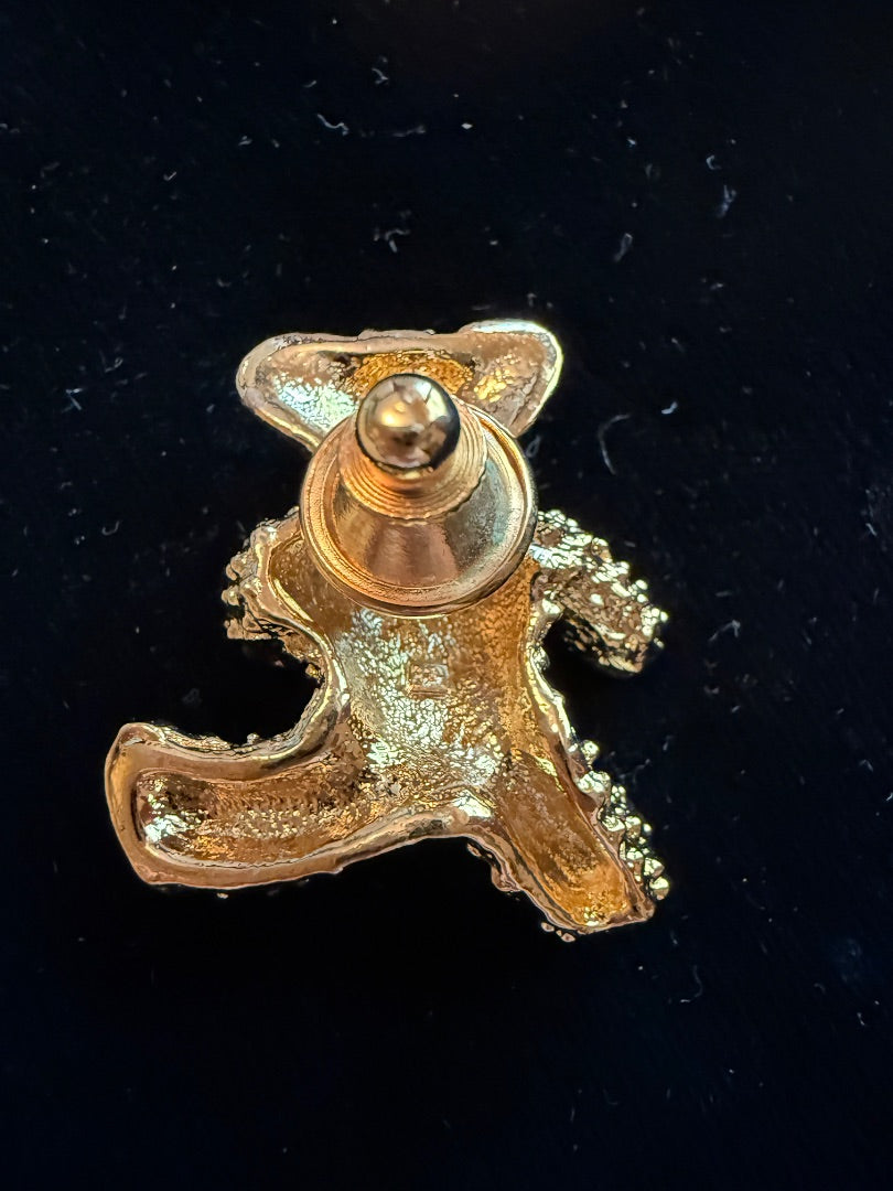 Teddy Bear Pin Brooch Christmas Pin